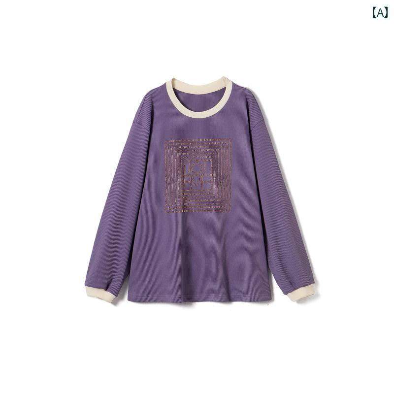 レディース Tシャツ ワイドシャツ オーバーTシャツ 長袖 春 アウター ノーブル スタイリッシュ ショッピング 通勤 ゆったり 大きめサイズ