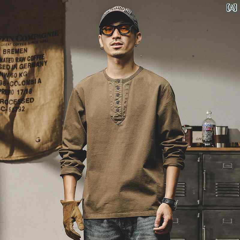Tシャツ 長袖 ロンT シンプル カジュアル おしゃれ スタイリッシュ ラフ 普段着 メンズ ファッション 大きめサイズ 春