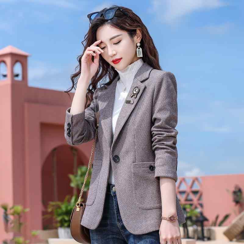 テーラード ジャケット ビジネス オフィス 参観日 入学式 レディース 婦人服 ジャケット ブレザー トップス 厚手 ウール ブローチ付 秋冬 カジュアル｜セキュアデポ 8,466円