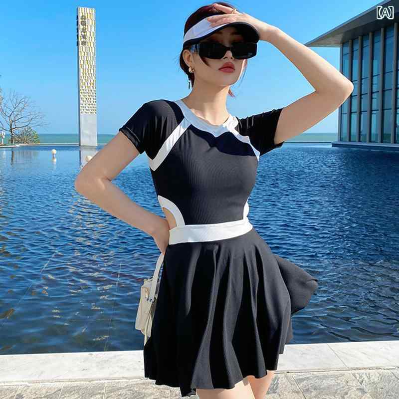 レディース 水着 おしゃれ かわいい 大人 女性 ワンピース ホット スタイル 大きいサイズ スリム 見え 温泉 旅行 ビーチ プール リゾート サマーレジャー