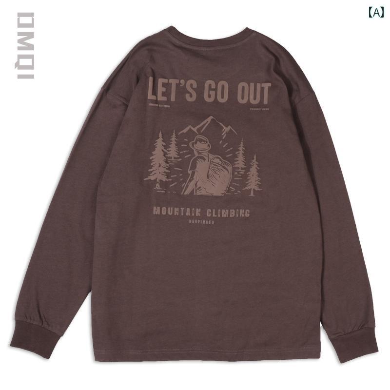 Tシャツ 長袖 ロンT シンプル カジュアル おしゃれ スタイリッシュ ラフ 普段着 メンズ ファッション 大きめサイズ 秋冬