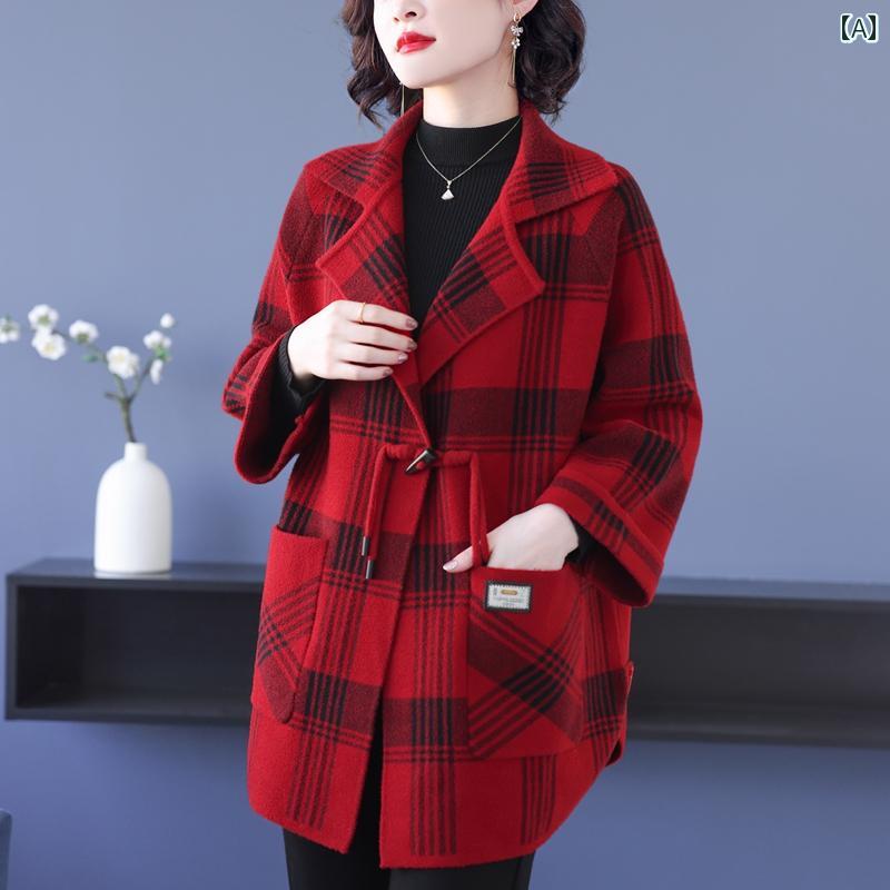 韓国 ジャケット 丈 チェック コート レディース 韓国ファッション 上品 カジュアル スタイリッシュ ポケット エレガント｜セキュアデポ 7,526円