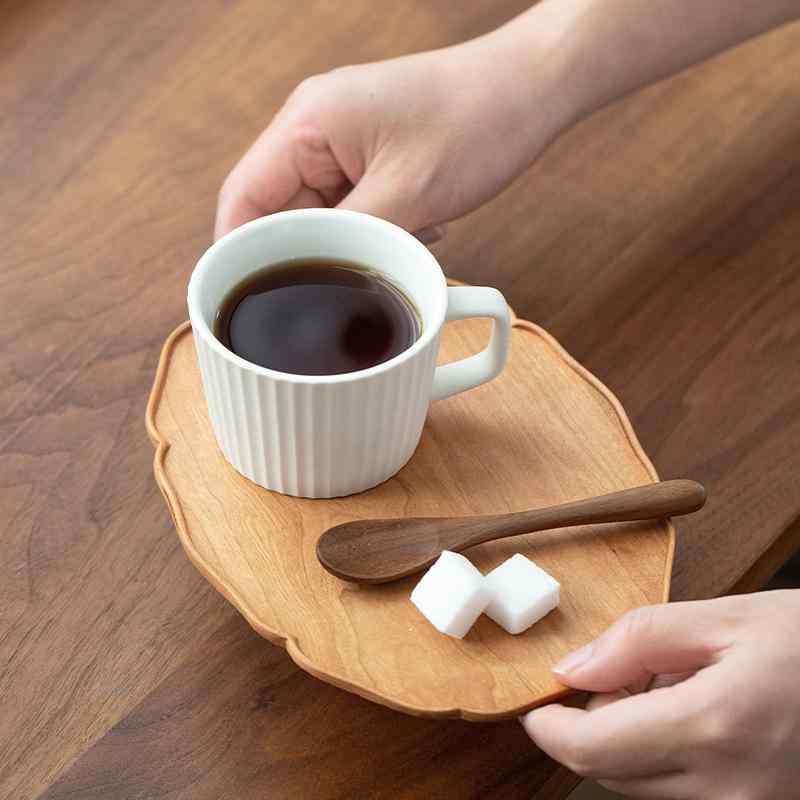 トレイ コースター インテリア 雑貨 キッチン品 レトロ フラワー 木 家庭 ティー コーヒー ショップ スナック 収納 火傷防止 木