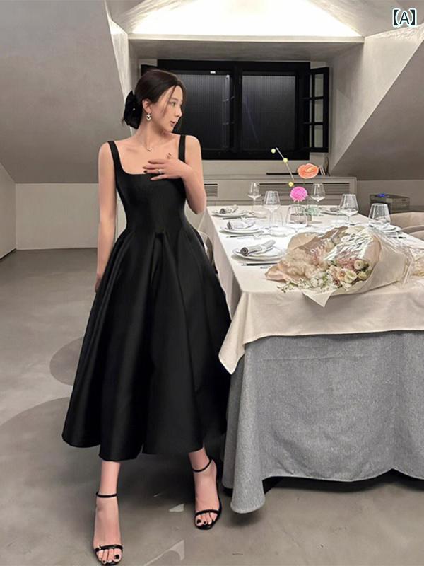 レディース 夏 衣装 御召しもの 黒 レトロ ハイエンド 成人女性 ロング フレンチ 生まれ落ちる日 寄りあい スコート