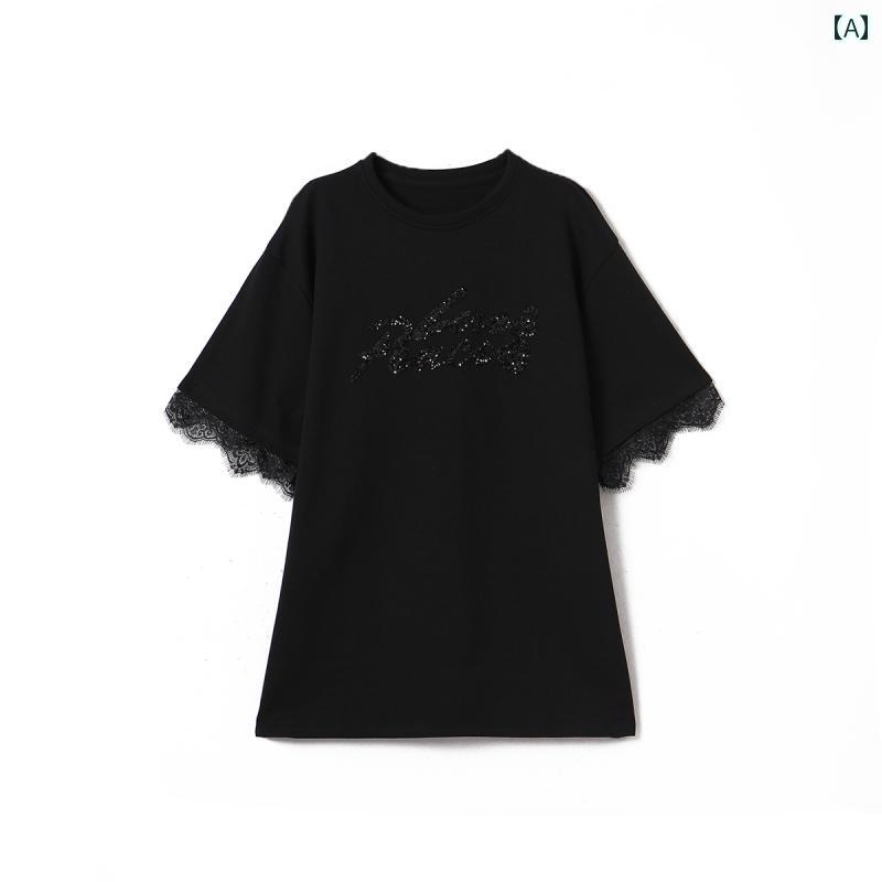 レディース Tシャツ 半袖 カジュアル シンプル 通勤 通学 レジャー マルチシーン 大人 きれいめ レディース ファッション 夏｜セキュアデポ