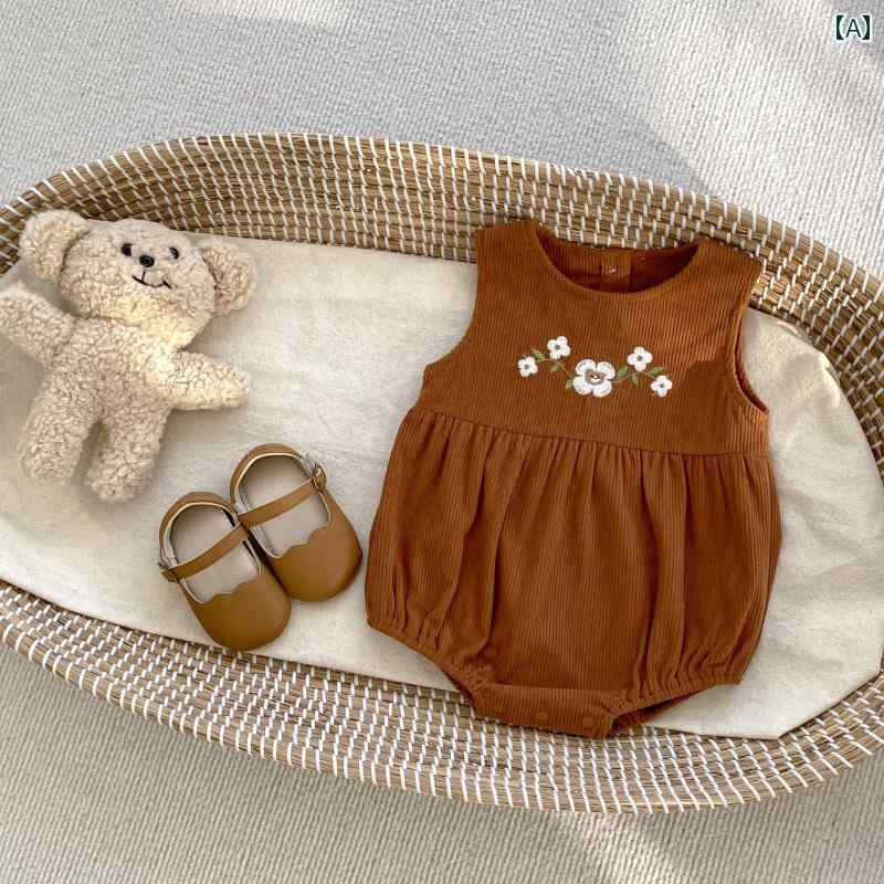 ベビー服 ブラウス オーバーオール コーデュロイ セットアップ 暖かい 秋 かわいい キュート ホームウェア ギフト 赤ちゃん 品 子供服