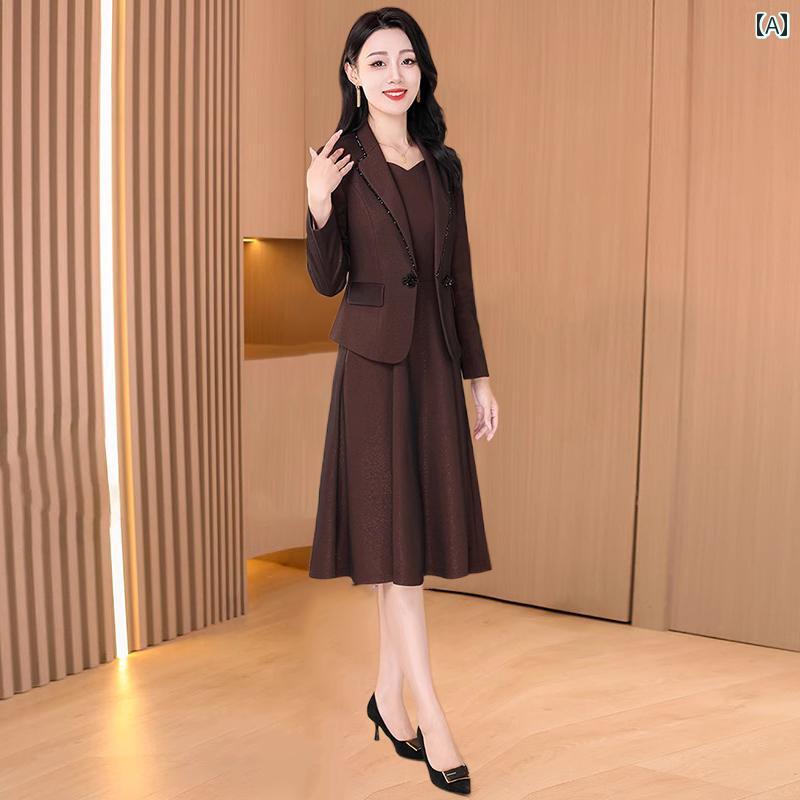 ワンピース 春服 レディース Vネック シンプル おしゃれ 上品 セクシー 高貴風 結婚式披露宴 パーティー 発表会 ドレススーツ｜セキュアデポ