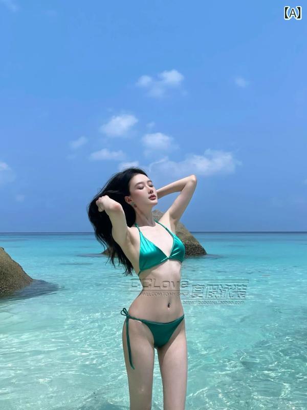 レディース ビキニ 水着 セクシー 魅力的 ビーチ リゾート レジャー 海水浴 アメリカ 分割 熱い ガールズ 高級感