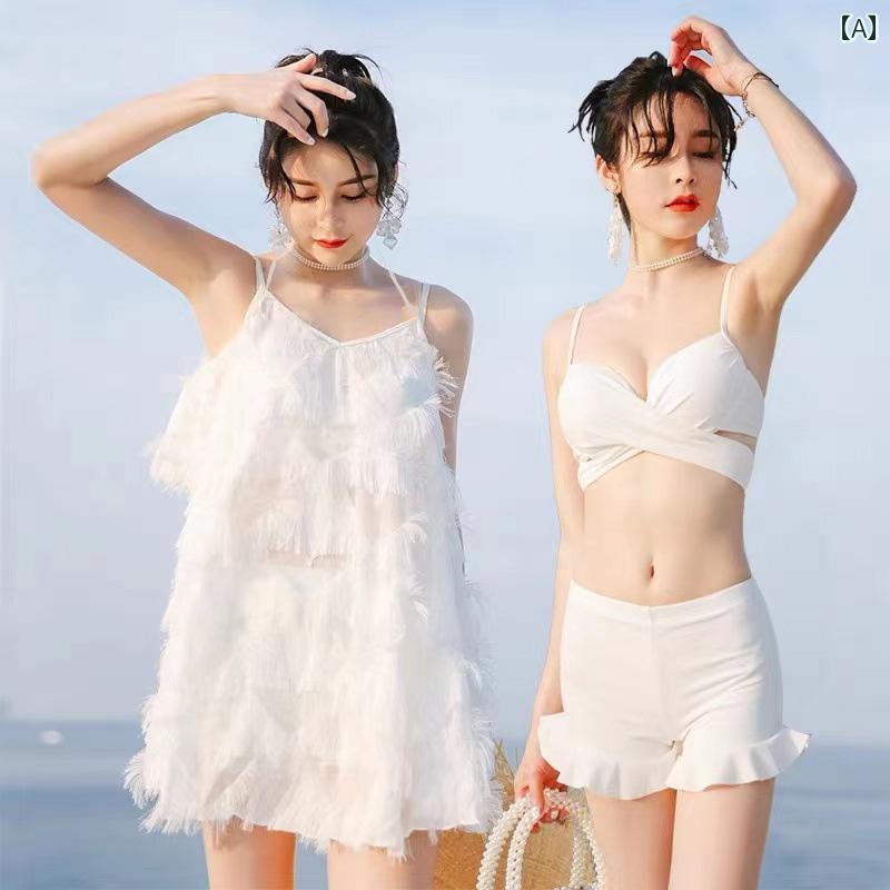 レディース 水着 リゾート ガールズ スプリット ビキニ 高級感 温泉