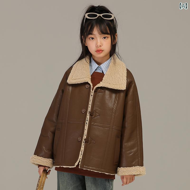 上衣 赤ちゃん服 アウター 心地よい 分かりやすい 普段使い走り キッズ たわい無い 御姉さん 冬 朦々たる 革 スウェーター オールインワン 中 大 赤ちゃん ハイエンド ゆったり 秋冬 アウタージャケット