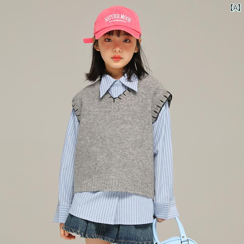 トップス 小わっぱ服 格好のいい 自然的 普段着 キッズ ごく小さい 御嬢さん 歳月 スウェーター 小わっぱ用 今めかしい より良い 中型 大型 小わっぱ用 ゆったり アウターウェア スウェーター キッズファッション-キッズ・ベビー・マタニティ-その他