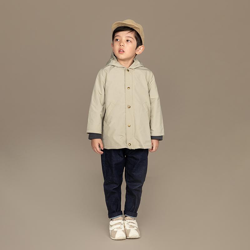 ジャケット 子供服 アウター カジュアル シンプル 普段使い キッズ 冬 男の子 女の子 子供用 ウインドブレーカー 暖かい フード付き 防風 ジッパー｜セキュアデポ
