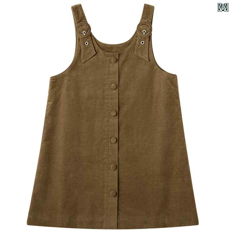 スコート 赤ちゃん服 ボトムス 自然的 普段着 キッズ 秋 お嬢さん かざり付ける バックル 親子 レトロ コール天 ズボン吊り もの言う花 a 伝達ルート