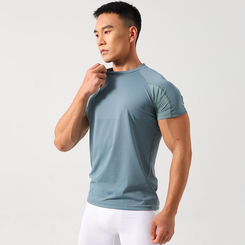 シャツ Tシャツ マッスル メンズ 筋肉質 タイツ 夏 スポーツ フィットネス 服 半袖 速乾 服 弾性 ランニング トレーニング