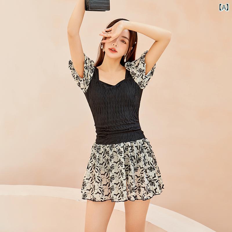 レディース 夏 水着 ワンピース かわいい スカート風 体型カバー ビーチ プール 海水浴 リゾート レジャー 女性用 ホット スタイル ハイエンド 少し ぽっちゃり 女の子 スリム 温泉