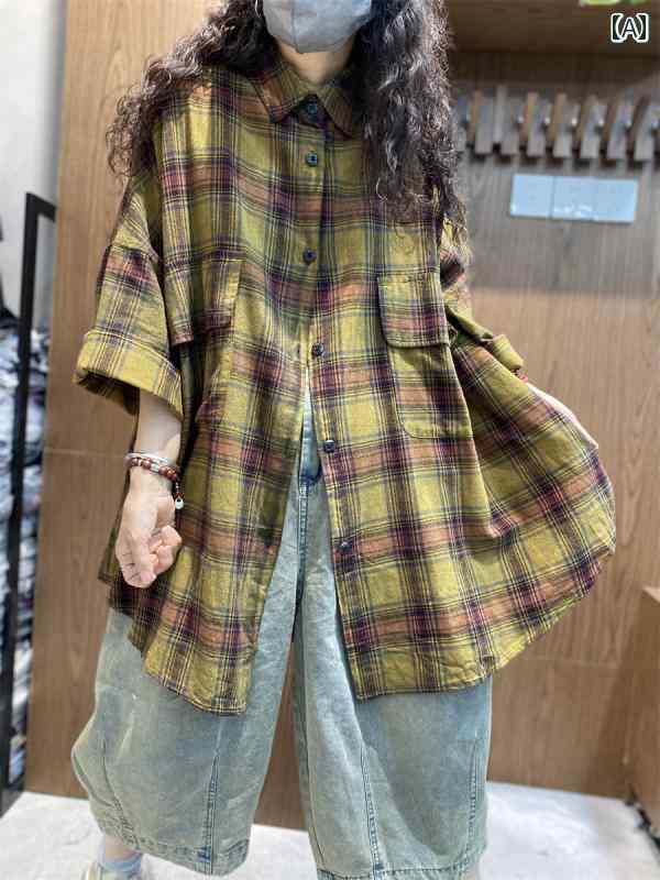 レディース シャツ 半袖 シンプル カジュアル おしゃれ ボーイッシュ メンズ ライク オーバーサイズ ゆったり レディース エスニック ファッション 夏