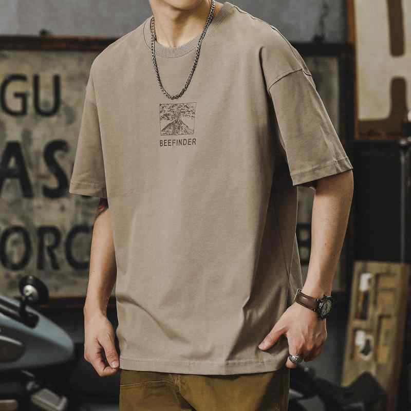 Tシャツ オーバーサイズ アメリカン メンズ ファッショントップス カットソー 普段使い 半袖 アウトドア スポーツ ワーク カジュアル メンズ 夏
