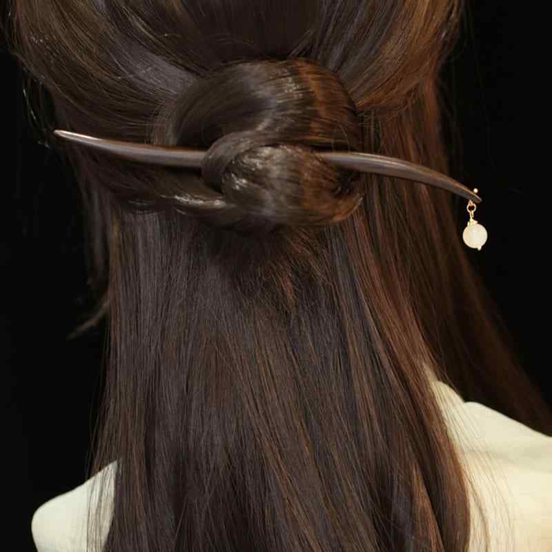 ヘアヘアアクセサリー かんざし ヘアピン 木 頭 髪飾り 清涼感 髪留め 大人式 母の日 ギフト レトロ おしゃれ モダン チャイナ風 レトロ レディース シンプル ナチュラル 装飾品 撮影 小道具 レディース