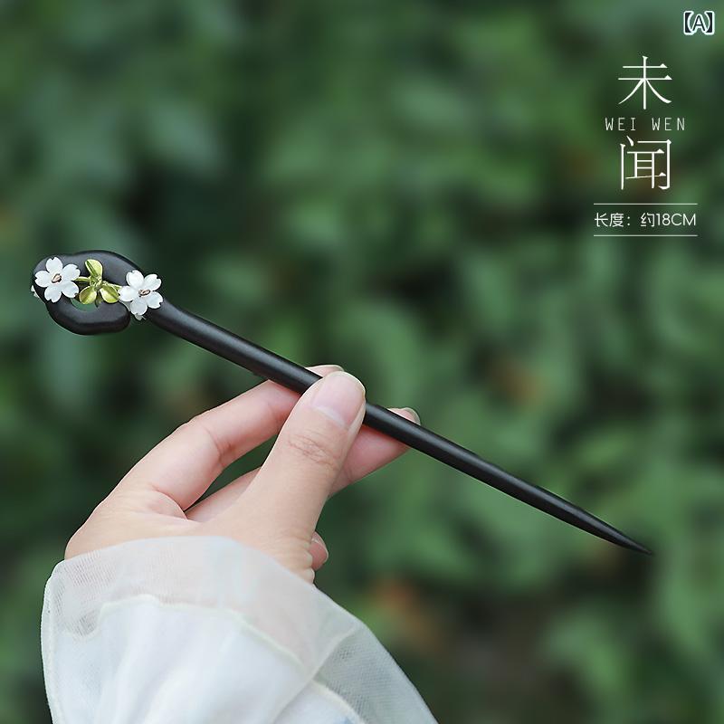 かんざし レディース ヘアアクセサリー 簪 エスニック 髪飾り チャイナ風 レトロ ヘアピン 豪華 普段使い アクセサリー レディース アンティーク 白檀