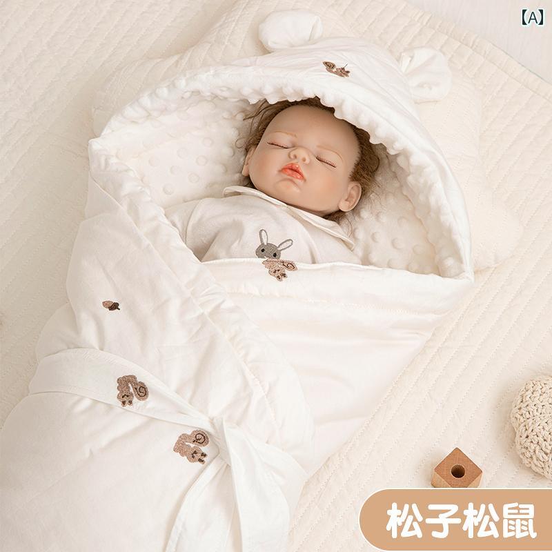 おくるみ 出産祝い シンプル カジュアル かわいい ベビーブランケット 赤ちゃん キッズ 乳幼児 子供 男の子 女の子 オールシーズン