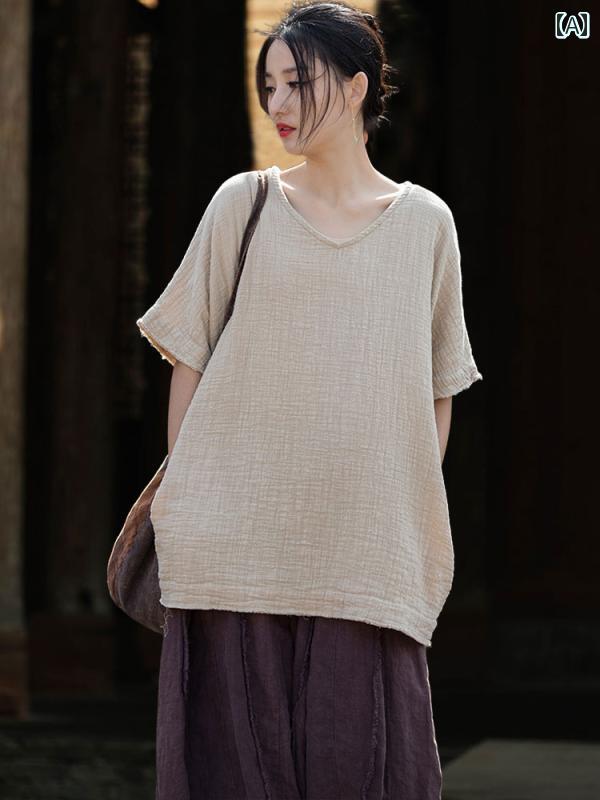瞑想服 レディース レディース 婦人服 トップス シャツ パンツ ボトムス チャイナ風 レトロ 唐装 仏教 瞑想 セットアップ セットアップ 夏