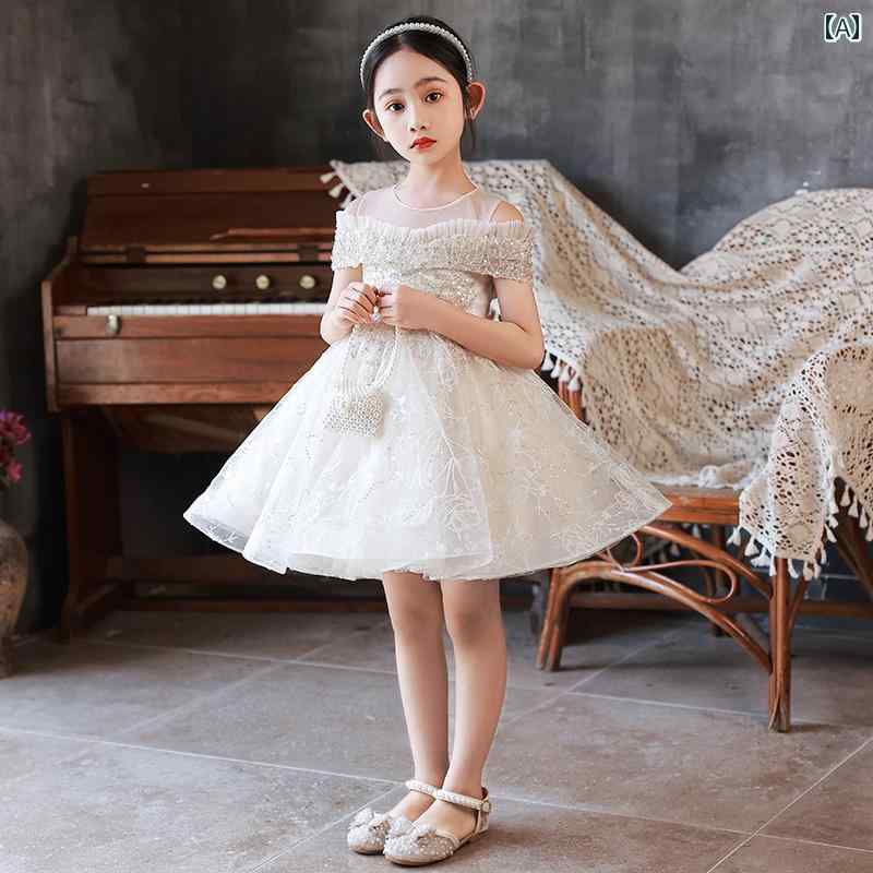 子供服 ドレス 結婚式 ウェディング フラワーガール パーティー 発表会 パフォーマンス 衣装 上品 エレガント 女児 キッズ｜セキュアデポ