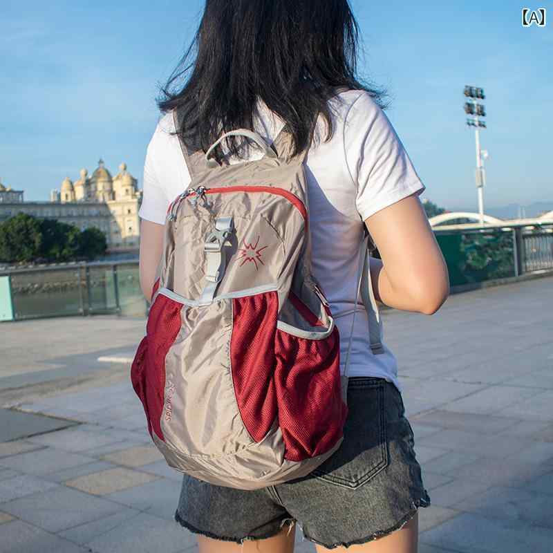 バック パック リュック 軽量 レディース 夏 軽量 折りたたみ ポータブル スポーツ アウトドア 軽量 持ち運び