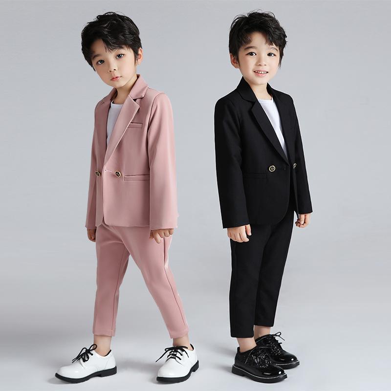 子供 スーツ 春夏 男の子 韓国 無地 パーティー 結婚式 ピアノ キッズ メンズ カジュアル プリティッシュ