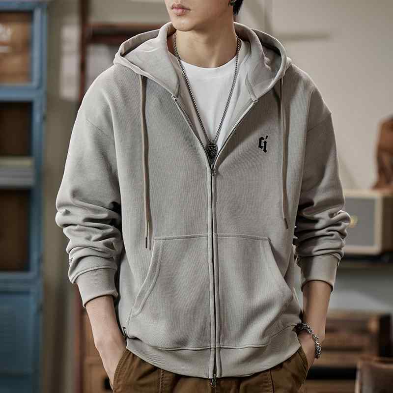 厚地の外套 トップス メンズ 烏兎 成人男性用 ボンネット付き添い人 ジレー 調教師 編み物 運動競技 心地好い ファスナー