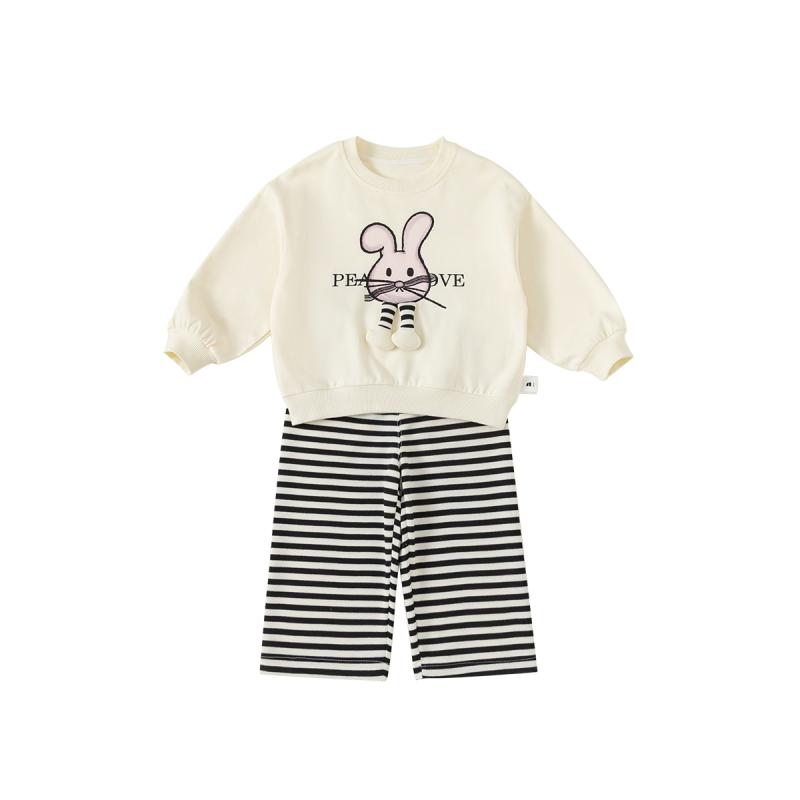 キッズファッション トップス トレーナー シャツ セットアップ セット ロング パンツ ズボン 長袖 スポーツウェア カジュアル 普段着 幼児 子供服 春