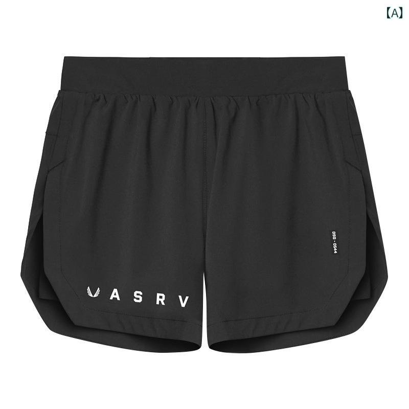 メンズ パンツ ショート アメリカ ファッション フェイク ツーピース スポーツ ショーツ バスケットボール ランニング フィットネス トレーニング 速乾ノー 膝 4,642円