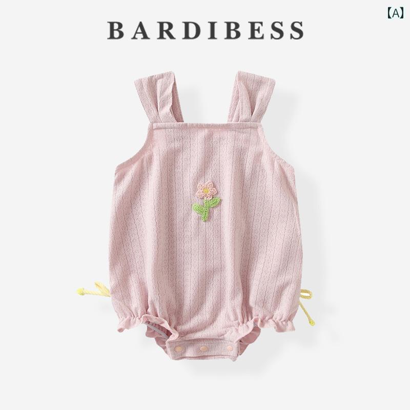 ロンパース ベビー服 夏 薄手 新生児 オールインワン ジャンプスーツ かわいい キュート ギフト 赤ちゃん 品 夏ウェア