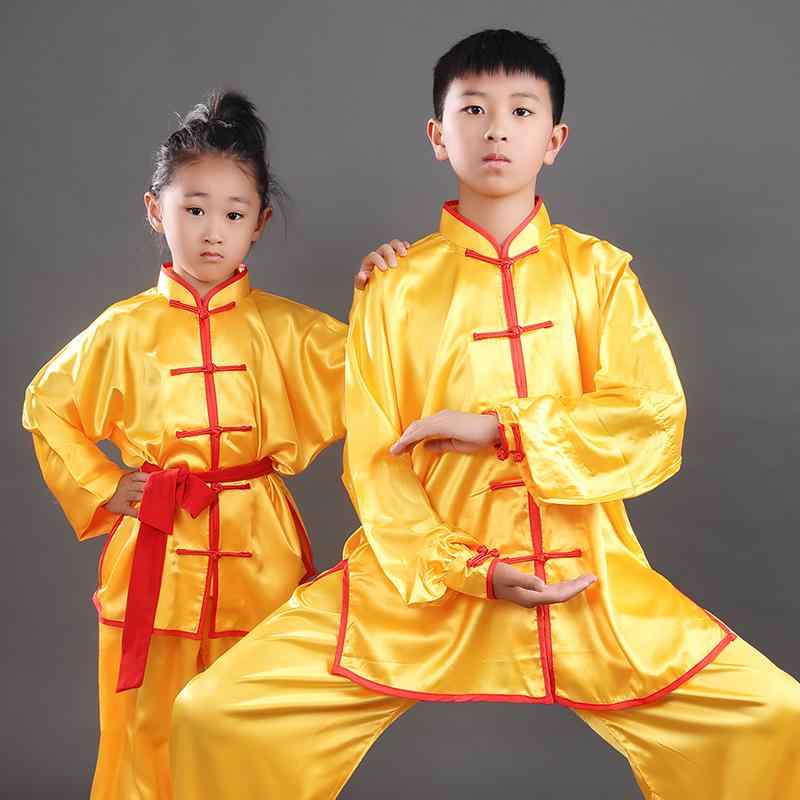 子供 太極拳 服 武道 練習 子供 カンフー トレーニング 中国風 スポーツ パフォーマンス 男の子 女の子 ユニセックス メンズ レディース兼 メンズ レディース