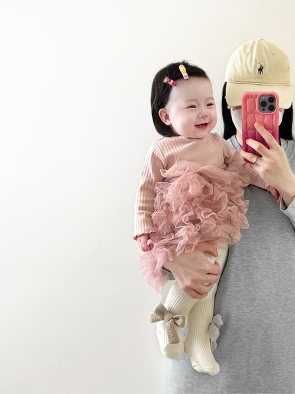 ベビー服 ロンパース ワンピース ドレス チュチュ ジャンプスーツ 暖かい 秋 かわいい キュート ギフト ベビー品
