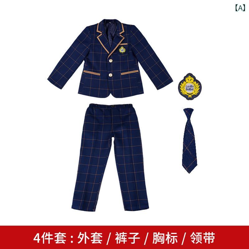キッズ スーツ フォーマル 発表会 女の子 男の子 小学校 制服 春 ホスト ウェア カレッジ スタイル クラス 制服