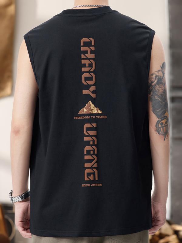 ノースリーブ ベスト メンズ バスケ スポーツ フィットネス アメリカン カジュアル 夏 バスケットボール 大きいサイズ Tシャツ イン ランニング