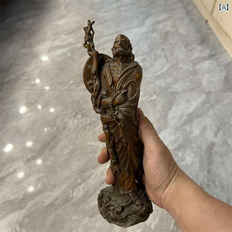 仏像 置物 木 仏具 神具 インテリア ディスプレイ レトロ 小物 アート 縁起物 彫刻 菩薩 佛像 仏陀 チャイナ風