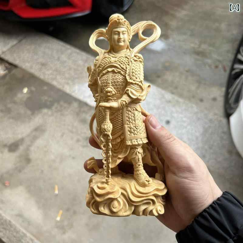 財神 飾りつけ 木 仏具 神具 室内装飾 見せびらかす レトロ 小物 工芸 縁起物 刻みつける 菩薩 仏像 釈迦牟尼 瀬戸もの風