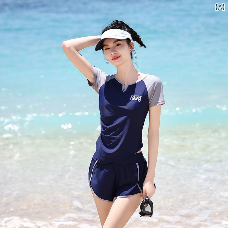 レディース 水着 スポーツ フィットネス ウェア サマーレジャー トレーニング マリンスポーツ セパレート 女性 ぽっちゃり 女の子 新入生 ガール