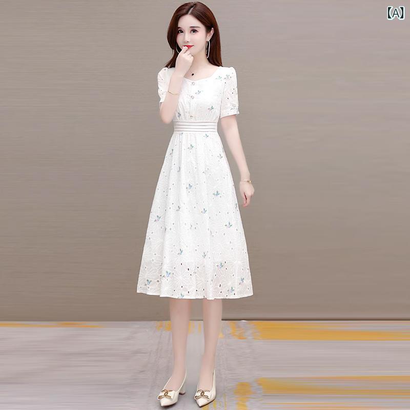 シフォン お召しもの 夏 流行り物 雅びやか 白 女子らしい 半袖 衣装 レディース 白いこと  好いたらしいめ 軽さ