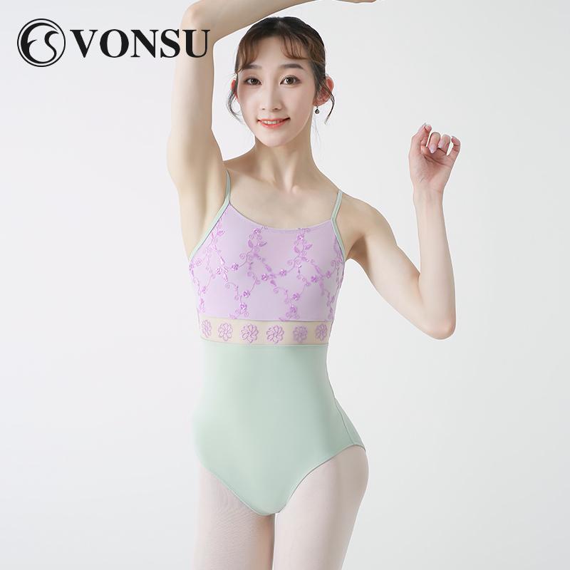 バレエ ボディスーツ 体操服 ウェア レオタード 衣装 練習 ダンス ヨガ ベリー バレエ シェイプ トレーニング レディース フィット レディース