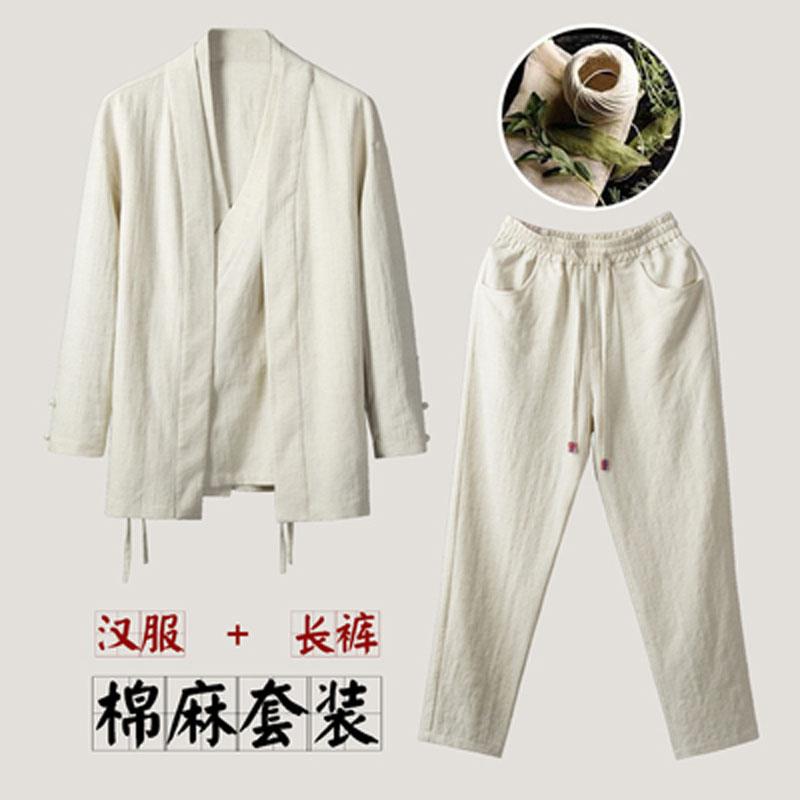 ジャケット メンズ カジュアル 中華風 フェイク ツーピース 道教 ローブ スーツ スーツ レトロ 唐 スーツ 瞑想 服