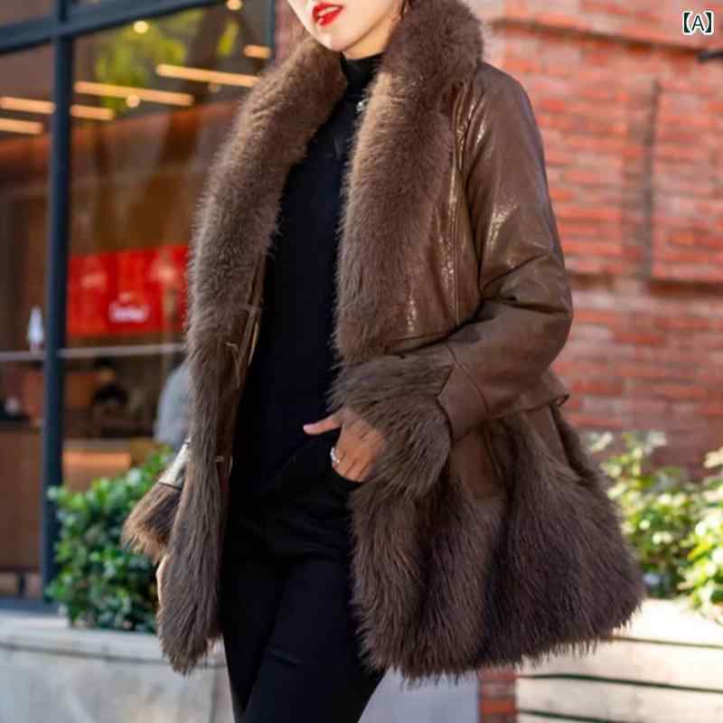 厚地の外套 レディース 冬 晴れ晴れしい感 朦々たる 衣装 打ち倒す 上衣 かっこ良い インスタ映え 成年者愛くるしげ レディースファッション-その他