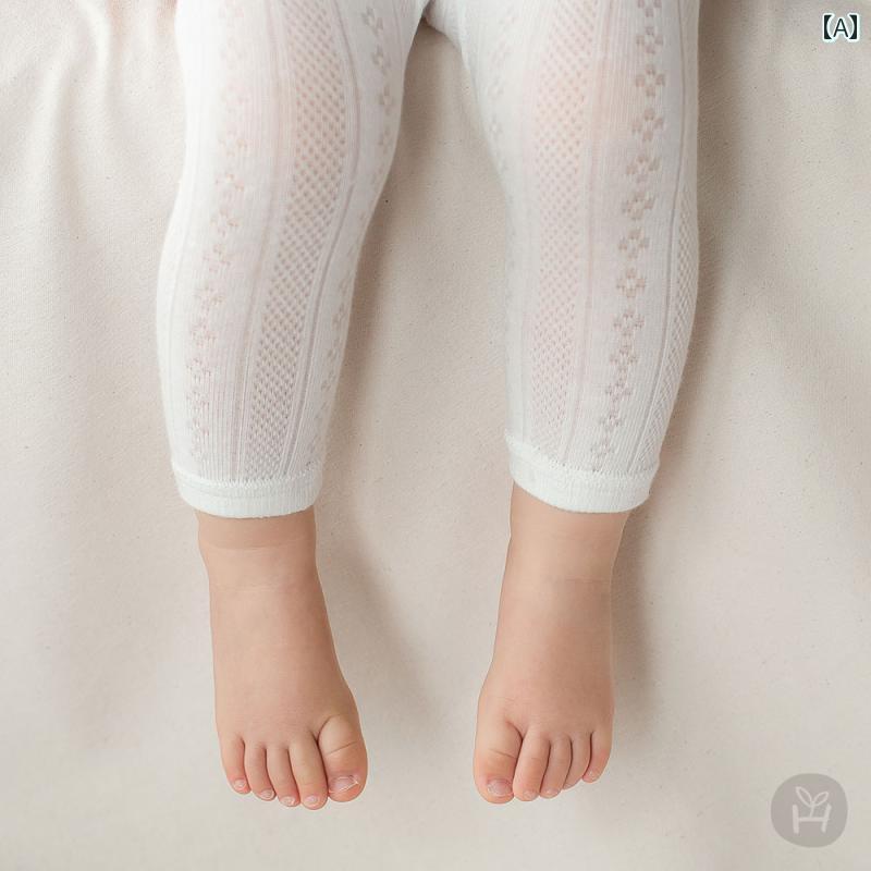 ベビー 赤ちゃん かわいい 韓国 クール 薄手 ストッキング 夏 男の子 女の子 大きめ サイズ PP レギンス