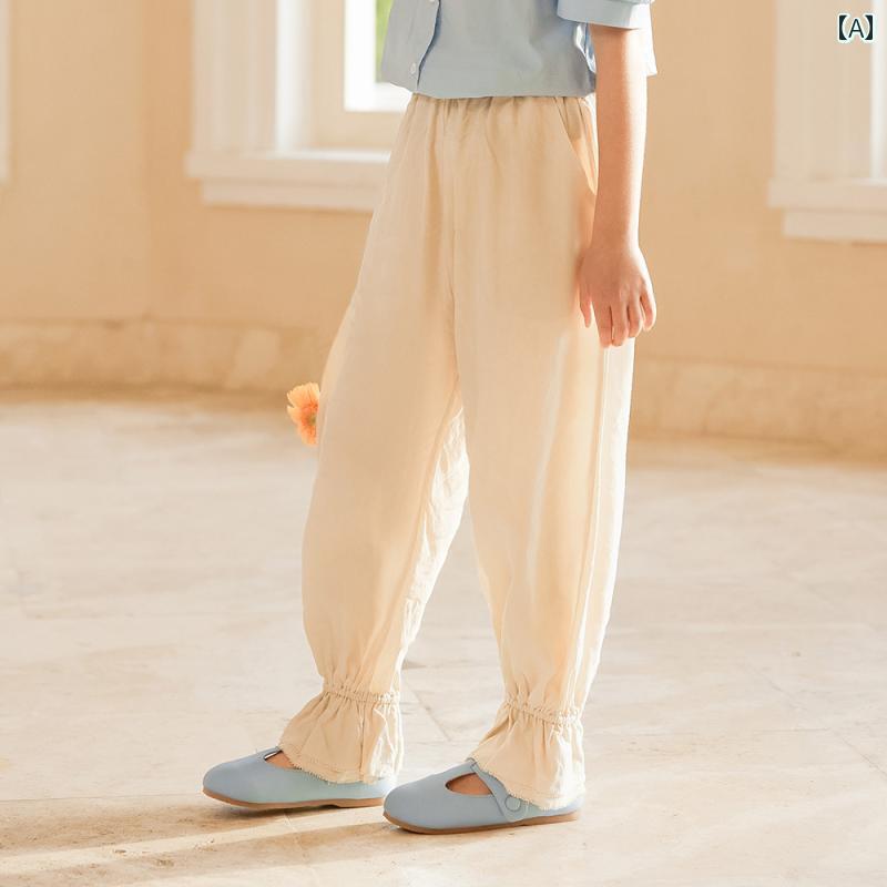 ズボン下 心地よい 好いたらしい 動き分かりやすい 赤ちゃん服 キッズ 夏 耳 形 透け透け レギンス ゆったり 防蚊 ズボン下 付
