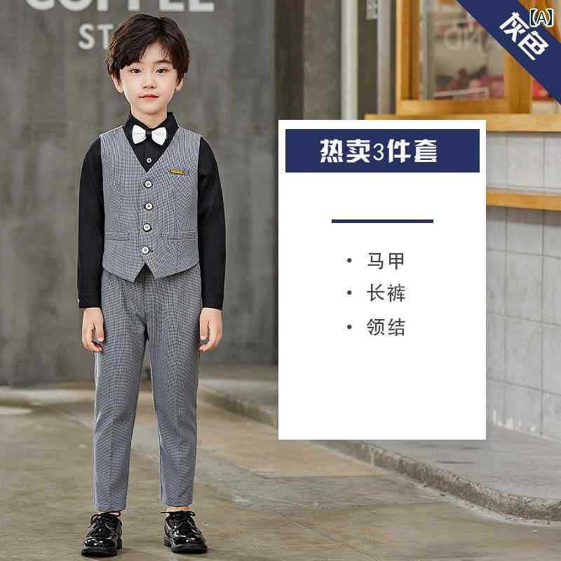 ドレス キッズ スーツ フォーマル 発表会 男の子 子供 フラワーガール 英国 スタイル ビッグ ボーイ リトル ボーイ