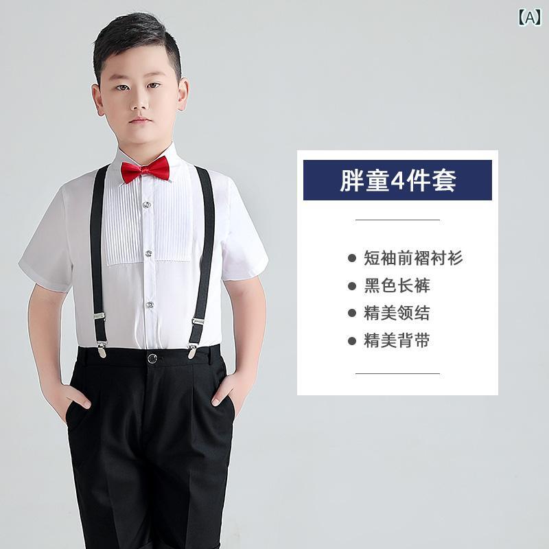 ドレス キッズ スーツ フォーマル 発表会 男の子 ボーイ オーバーオール ビッグ ボーイ ホスト プラス 大きめ サイズ 子供 パフォーマンス 服 フラワーガール 夏
