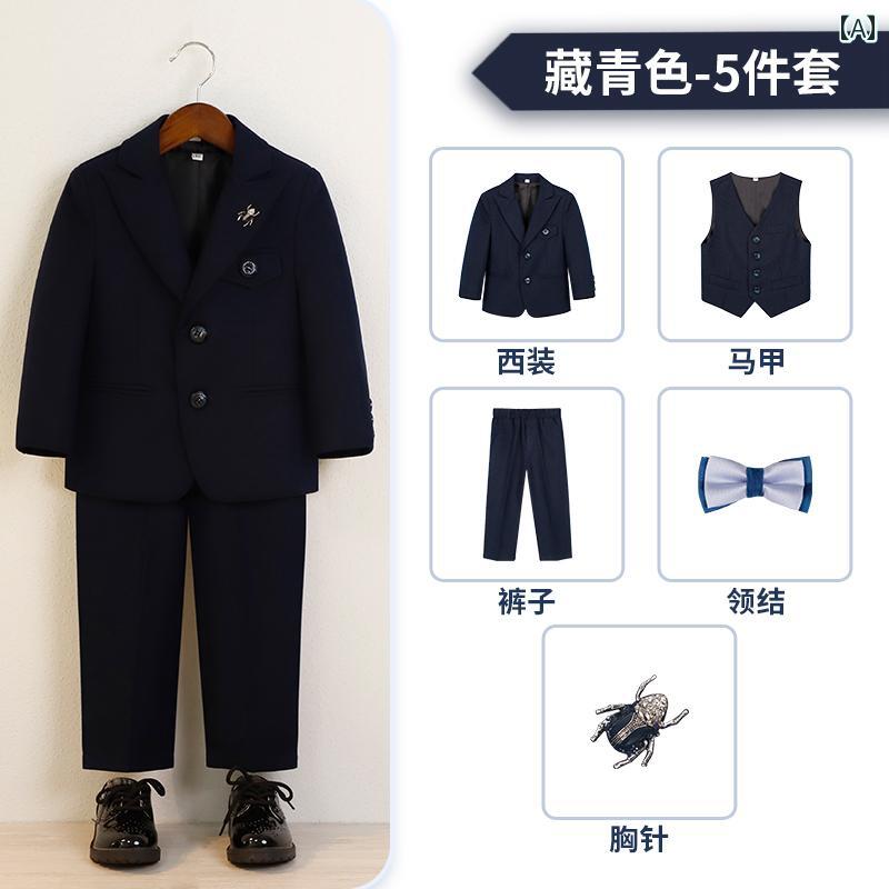 ドレス キッズ スーツ フォーマル 発表会 男の子 子供 ホスト 服 12歳 ラウンド ロック 誕生日 10歳｜セキュアデポ
