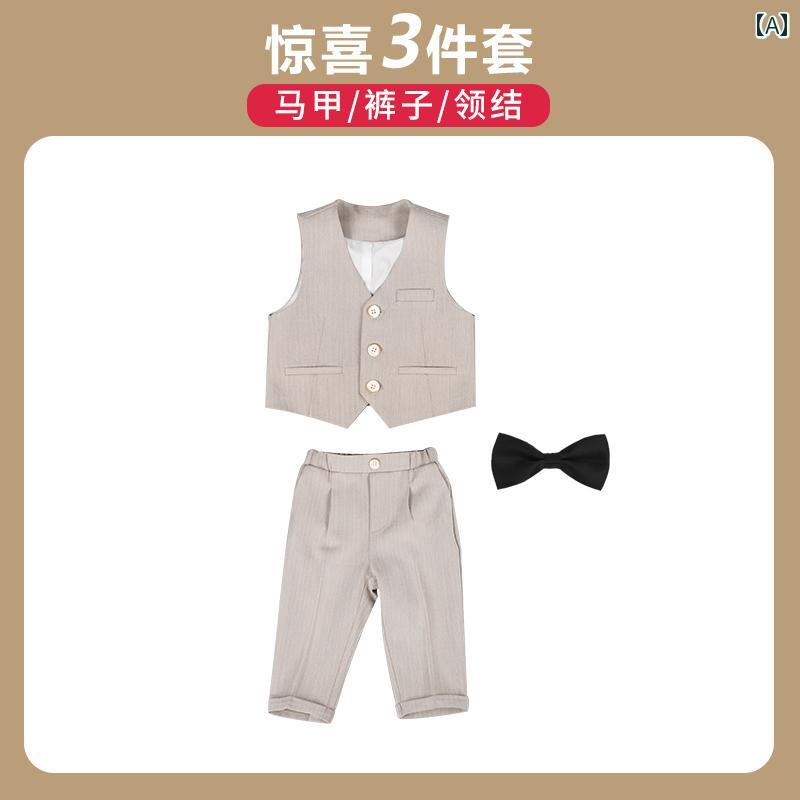 御召しもの キッズ 背広 フォーマル 告げ知らせる会 お坊っちゃん 用 日月 1歳 もの言う花 連合王国 小わっぱ用 進行掛り 御召しもの 小わっぱ用 公演