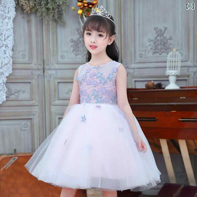 ドレス 発表会 1歳 女児 赤ちゃん 春夏 子供 誕生日 小さい ホスト ピアノ 演奏 ガールズ プリンセス ハイエンド フラワーガール
